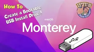 Apple Mac OSX 12 Monterey - How to Create a Bootable USB Flash Drive - GUIDE!