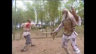After practicing great Kung Fu, the devil tried to attack Shaolin, but died in a small monk‘s hands