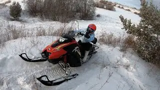 Супер эндуро на 200 кубовых снегоходах 😗