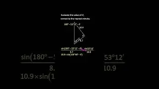 💯 Application of Sine Rule using Angle Sum of a Triangle