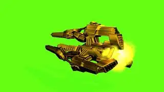 Green Screen SpaceShip Video