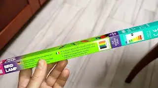 Новую УФ - лампу для птиц измеряю с помощью тестера УФ