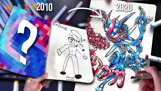 I Tried Redrawing my OLDEST Childhood Drawings.. 👀🔥