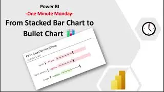 One Minute Monday - From  Stacked Bar Chart to Bullet Chart 📊