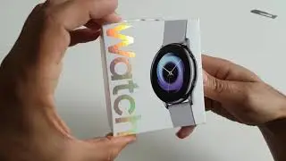Samsung Galaxy Watch Active silver- Unboxing