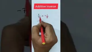 How to find out Additive Inverse ? // 👍