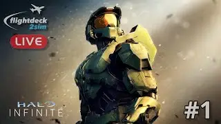Airline Pilot 🔴 LIVE | LETS PLAY | Halo Infinite | #1