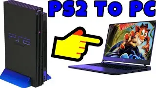 Как подключить PS2 к Ноутбуку ПК? Plystation 2 to PC How To Connect Console With Notebook