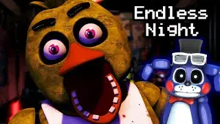 How long can I survive an ENDLESS NIGHT in FNAF 1??