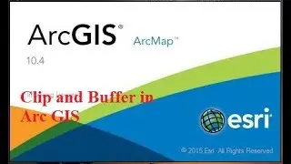 How to do Clip and Buffer in Arc GIS / (Clip, Buffer and Multiple Ring Muffer)