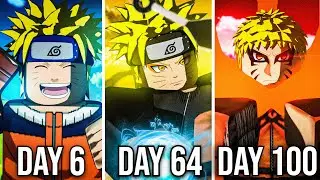 Spending 100 Days as NARUTO UZUMAKI in Shinobi Life 2.. - Roblox