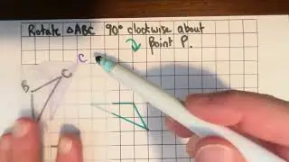 Rotate a shape with tracing paper