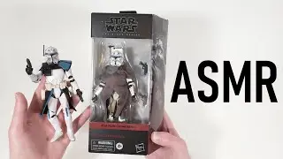 Captain Rex Black Series Comparison! ASMR Action Figure Unboxing and Review