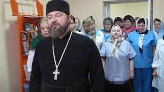Принесение ковчега с частицами шипа Тернового венца и Древа Креста Спасителя в хоспис г. Саранска