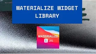 Materialize Widget Library - Axure Library