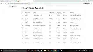 Use Radio btn show how many male users and female users in php with Ajax 😊