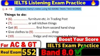 IELTS Listening Practice Test 2024 with Answers [Real Exam - 552 ]