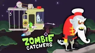ОХОТА НА ЗОМБИ БОССА из КИТАЯ! Весёлая игра про ОХОТНИКОВ НА ЗОМБИ Zombie Catchers