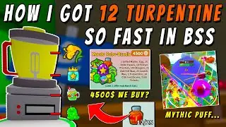 So, I Got 12 TURPENTINE *FAST* in Bee Swarm Simulator Roblox