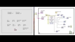 LabVIEW: How to read system Data and Time