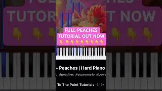 FULL PEACHES TUTORIAL OUT NOW 