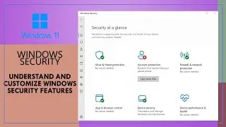Windows 11 Settings: Windows Security App