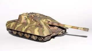 Покраска модели  Jagdpanzer Е 100 часть 2