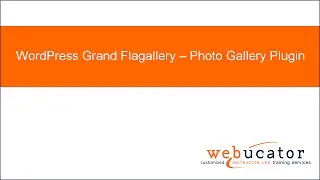 WordPress Flagallery - Photo Gallery Plugin