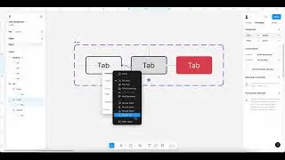 Figma Interactive Tab Design with Advanced Variables Explained in Hindi | Ep. 1