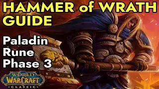 Paladin Rune of the Hammer Guide | Improved Hammer of Wrath WoW Classic SoD