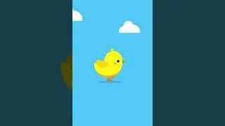 Walking Duck Animation Using HTML & CSS.