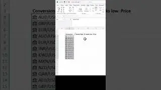 Currency Conversion using Currency datatype in Excel #excel #exceltips #exceltricks #microsoft