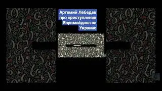 Артемий Лебедев про преступления Евромайдана на Украине