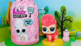 Куклы лол и их новые питомцы! Видео про куклы lol dolls! Обзор + Распаковка