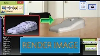 RENDERING AND APPLY MATERIAL IN CATIA | CREATE RENDER IMAGE FOR PRESENTATION