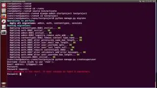 Django Web Framework with Virtual Environments in ubuntu linux