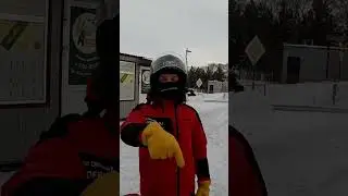 На мотоцикле зимой😱🥶 #мото #путьбайкера #thebikerwhay