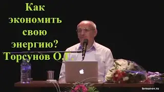 Как экономить свою энергию? Торсунов О.Г.