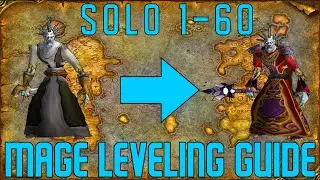 Horde Mage Speed Leveling Guide | Solo AoE Farm locations 1-60 (also some quests) | Mage Compendium