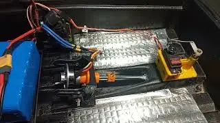 демонстрация работы двигателя 5010 на прямом валу