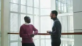 Talk two people 