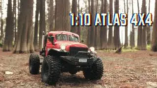 Rochobby 1/10 Atlas RS without Battery 4WD Off-Road Truck RC car Model Vehicle Driving Test