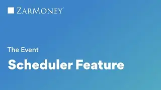 The Event Scheduler Feature