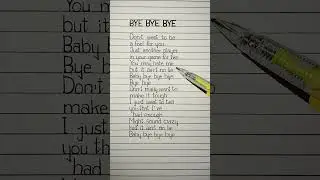 nsync bye bye bye lyrics deadpool #nsync #byebyebye  #deadpool #lyrics