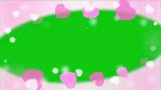 9 awesome in love overlays green screen effects animation HD