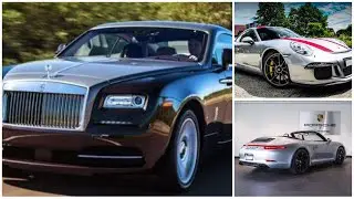 Rolls Royce Wraith Car And Porsche 911 Car | Rolls Royce Wraith Dark Brown | Porsche 911 Silver