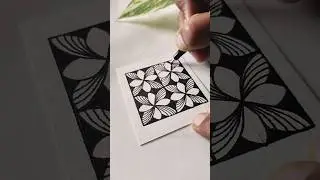 Watch till end 😍😮 / zentangle patterns #drawing #shorts #art #satisfying