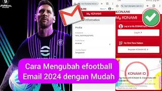 cara ganti email efootball pes 2024 dengan mudah , ganti email efootball