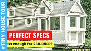 Tiny House Tour || Inside a $30.000, elegant tiny house perfect specs.