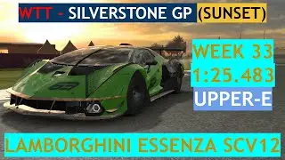 WTT (Week 33, 2025) - Lamborghini Essenza SCV12 at Silverstone GP (Sunset)